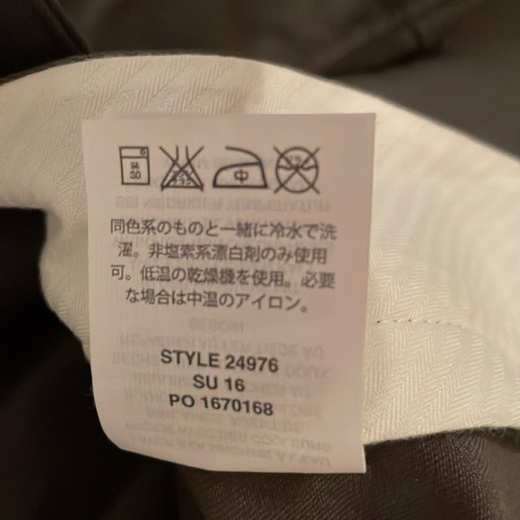 J. Crew 770 Essential, Men's Charcoal/Gray Chino's, size, NWT - Picture 7 of 8